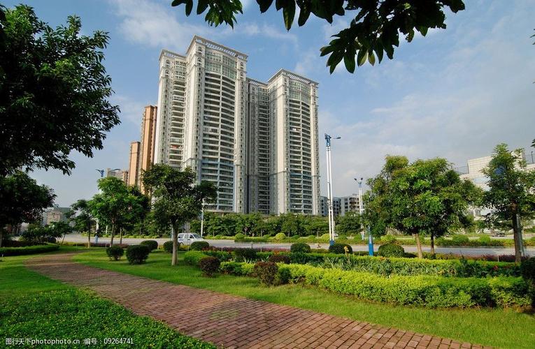 市区街道绿化景观图片