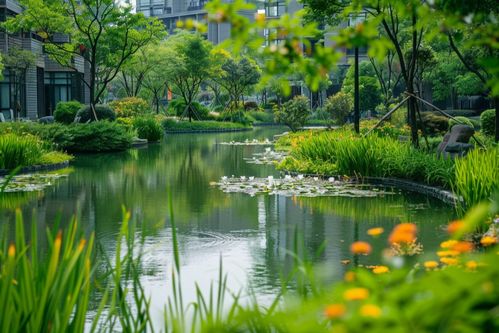 现代住宅建筑景观绿化 自然与生活的和谐共生